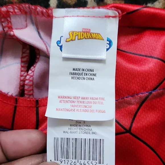 LIKE NEW! Marvel Spiderman Red & Blue Kids Superhero Costume; Size:8 - Picture 8 of 16